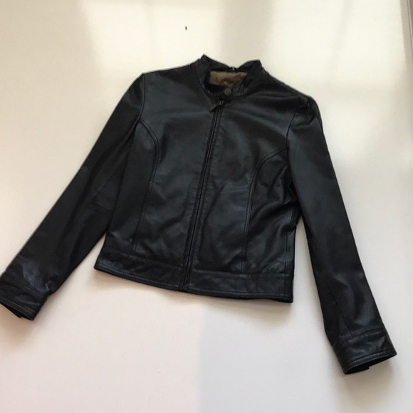 Nicole Miller New York Leather Jacket - Picture 7 of 11